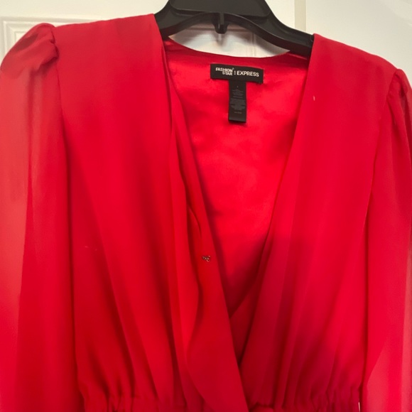 EXPRESS limited edition LONG SLEVE DRESS Size 2. GENTLY USED - Picture 6 of 6